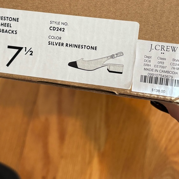 J.Crew Rhinestone Slingbacks - Picture 7 of 7